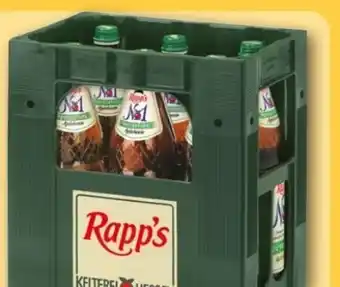 REWE Center Rapp's Kelterei NO.1 Speyerling Apfelwein Angebot