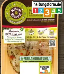 REWE Nature & Respect Freiland Hähnchen-Brustfilets mariniert Angebot