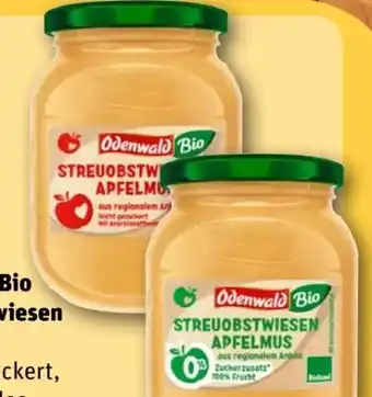 REWE Odenwald Bio Streuobstwiesen Apfelmus Angebot