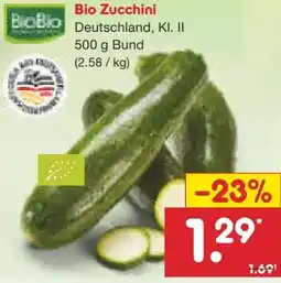 Netto Marken-Discount BioBio Bio-Zucchini Angebot
