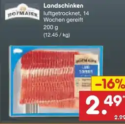 Netto Marken-Discount Hofmaier Landschinken Angebot