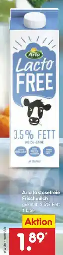 Netto Marken-Discount Arla Lacto Free Frischmilch Angebot