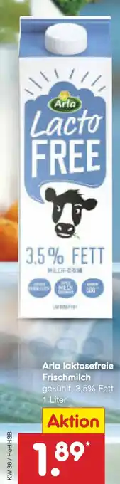 Netto Marken-Discount Arla Lacto Free Frischmilch Angebot