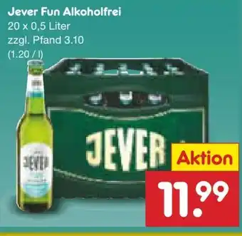 Netto Marken-Discount Jever Fun Alkoholfrei Angebot