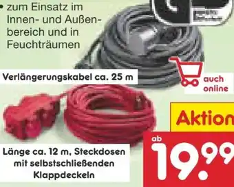 Netto Marken-Discount Verlängerungskabel Angebot