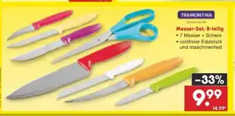Netto Marken-Discount Tramontina Churrasco Messer-Set 8-teilig Angebot