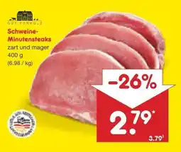 Netto Marken-Discount Gut Ponholz Schweine-Minutensteaks Angebot