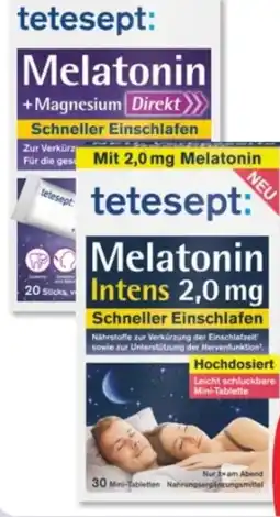 Budni Tetesept Melatonin direkt + Magnesium Angebot