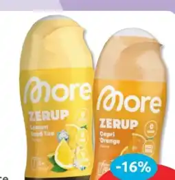 Budni More Nutrition Zerup Lemon Iced Tea Angebot
