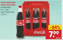 Netto Marken-Discount Coca-Cola Cola Angebot
