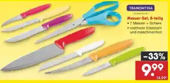 Netto Marken-Discount Tramontina Churrasco Messer-Set 8 tlg Angebot