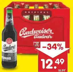 Netto Marken-Discount Budweiser Budvar (CZ) Original Czech Imported Lager Angebot