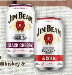 nahkauf Jim Beam Bourbon Whiskey & Cola Angebot