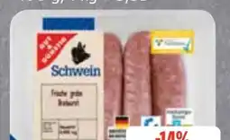 Edeka Frischemarkt Gut & Günstig Grobe Bratwurst Angebot