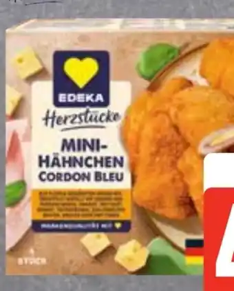 Edeka Edeka Herzstücke Mini Hähnchen Cordon Bleu Angebot
