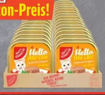 Edeka Gut & Günstig Hello my cat Schlemmerhappen Angebot