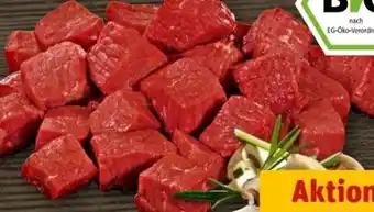 REWE Center Bio-Rindergulasch Angebot