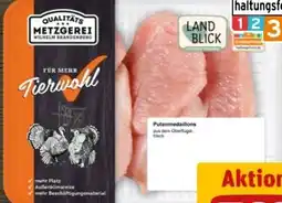 REWE Center Metzgerei Wilhelm Brandenburg Puten-Medaillons Angebot