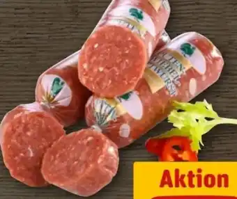 REWE Center Puten Zwiebelmettwurst Angebot