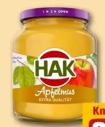 REWE Center HAK Apfelmus Angebot