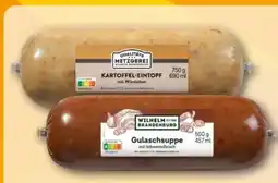 REWE Center Metzgerei Wilhelm Brandenburg Kartoffelsuppe Angebot