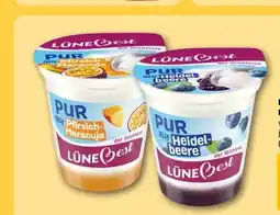 REWE Center Lünebest Pur Fruchtjoghurt Pfirsich-Maracuja Angebot