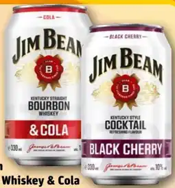 REWE Jim Beam Bourbon Whiskey & Cola Angebot