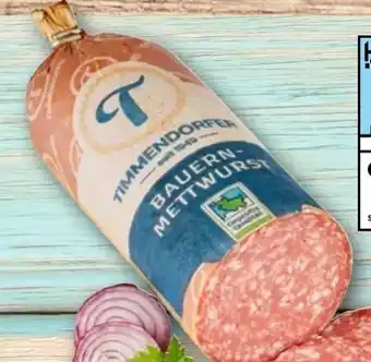 REWE Timmendorfer Wurst Bauernmettwurst Angebot