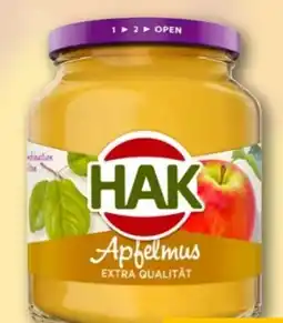 REWE HAK Apfelmus Angebot