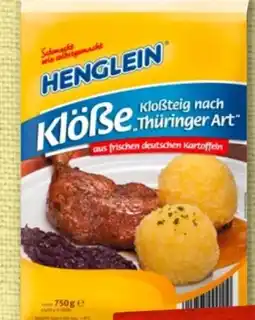 nahkauf Henglein Kloßteig Thüringer Art Angebot