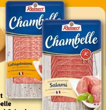 REWE Reinert Chambelle Geflügelsalami Angebot