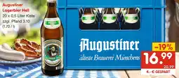 Netto Marken-Discount Augustiner lagerbier hell Angebot