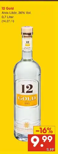 Netto Marken-Discount 12 gold anis-likör Angebot
