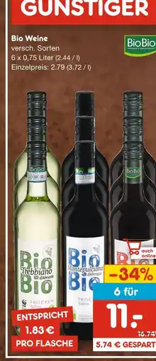 Netto Marken-Discount Biobio bio weine Angebot