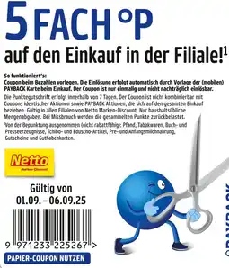 Netto Marken-Discount Payback 5 fach °p Angebot