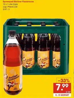 Netto Marken-Discount Spreequell berliner fassbrause Angebot