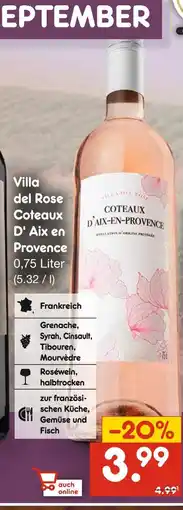 Netto Marken-Discount Villa del rose coteaux d'aix en provence Angebot