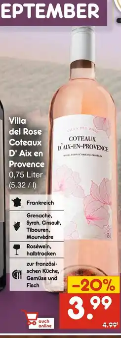 Netto Marken-Discount Villa del rose coteaux d'aix en provence Angebot