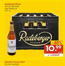 Netto Marken-Discount Radeberger pilsner Angebot