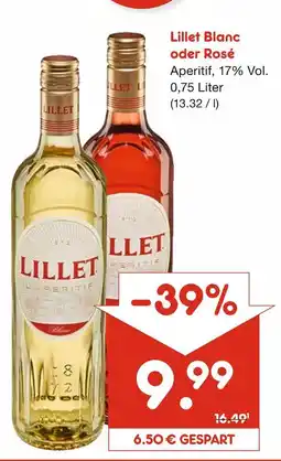 Netto Marken-Discount Lillet blanc oder rosé Angebot