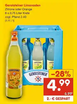 Netto Marken-Discount Gerolsteiner limonaden Angebot