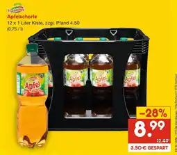 Netto Marken-Discount Fruchtinsel apfelschorle Angebot