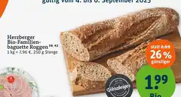 tegut Herzberger bio-familienbaguette roggen Angebot