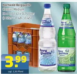 Getränke Arena Hochwald bergquelle classic Angebot