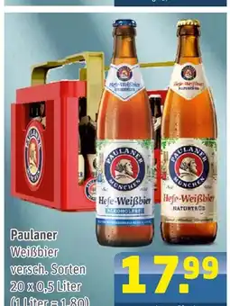 Getränke Arena Paulaner weißbier Angebot