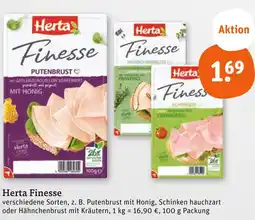 tegut Herta finesse putenbrust mit honig Angebot
