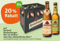 tegut Riedenburger bio-ur-helles oder bio-alkoholfreies bier Angebot