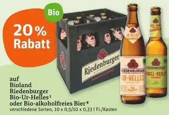 tegut Riedenburger bio-ur-helles oder bio-alkoholfreies bier Angebot