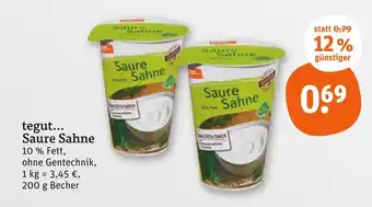 tegut Tegut... saure sahne Angebot