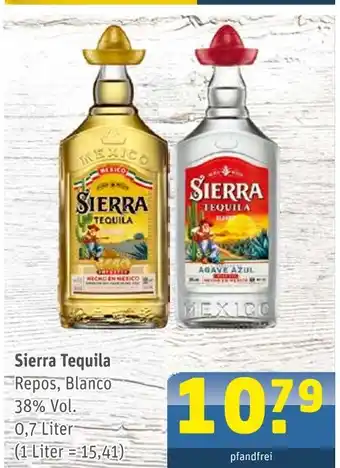 Getränke Arena Sierra tequila repos Angebot